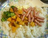 ポークビッツで秋のサラダ寿司♪作り方6写真