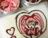 キュアメロディ♪誕生日ケーキに♡作り方4写真