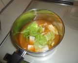 あっさりスープ☆キムチ鍋風煮込みうどん作り方7写真