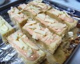 簡単！厚揚げの明太マヨチーズ焼き作り方3写真