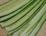 きゅうりとスモークサーモンのくるくる作り方1写真