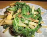 ♥時には…わさび菜とじゃがいも炒め♪♪作り方2写真