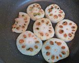 レンコンのギョニソ詰め焼き♪作り方6写真