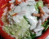 ポークビッツ入りコールスロー、おいしい！作り方3写真