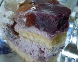 ブドウたっぷりレアチーズクリームのケーキ作り方11写真