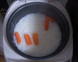 炊飯器でスティック人参　～離乳食～作り方3写真