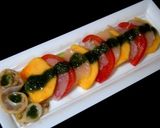 柿とホタテのカルパッチョ作り方3写真