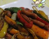 パプリカとポークビッツのスパイシー炒め作り方6写真