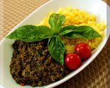 * バジル香るキーマーカレー♪作り方5写真