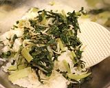 大根の葉とちりめんじゃこの混ぜご飯♪作り方4写真