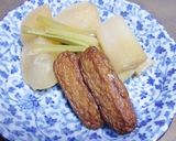 イワシ天で作る、かぶの煮物作り方3写真