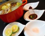 白菜と鶏肉と春雨の塩味お鍋。作り方3写真