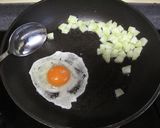 ブロッコリーの茎と冷凍貝柱のチャーハン作り方3写真