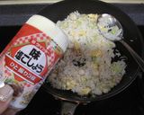 ブロッコリーの茎と冷凍貝柱のチャーハン作り方6写真