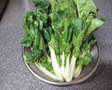 簡単＆美味！☆青菜のあっさり中華炒め☆作り方1写真