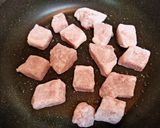 サイコロ豚の万能ねぎ味噌焼き♪作り方5写真