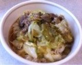 冬に♡温まるキャベツ煮麺〜♫作り方3写真