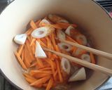 ルクルーゼで沸騰後５分のスピード煮物作り方3写真