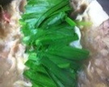 野菜たっぷり！もつ鍋風 ちゃんこ作り方2写真