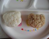 1才の誕生日☆簡単リラックマ離乳食作り方1写真