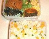 混ぜご飯のお弁当　●for女子高生作り方9写真