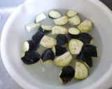 なすと鶏肉のトマト缶煮作り方1写真