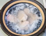 鶏肉とキャベツと舞茸の水炊き作り方3写真