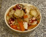 タコとホタテのタウリン炊き込みご飯♪作り方6写真
