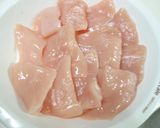 ➏　チキンのアボカドバジルソテー　➏作り方1写真