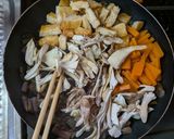 ささっと芋がら舞茸さつま揚げ甘辛炒め作り方5写真