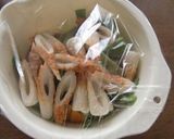 かぼちゃと竹輪のレンジ煮物作り方3写真