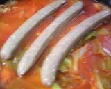 キャベツとソーセージの食べるスープ作り方4写真