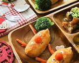 クリスマスni稲荷でトナカイ作り方7写真