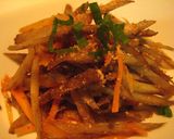 母のごぼうのひき肉炒め作り方5写真