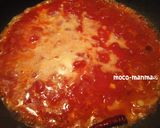 海老とほうれん草のトマトクリームパスタ作り方4写真