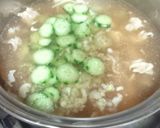 きゅうり消費に！豚と豆腐のまろやかスープ作り方5写真