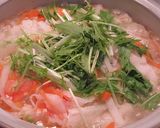 たっぷり野菜❤大根と鶏肉団子のひらひら鍋作り方6写真