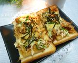 揚げはんぺんの和風トースト作り方5写真