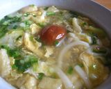 卵とじあんかけうどん。梅干し入り～♪作り方7写真