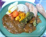 *玄米とチキン＆野菜グリルのカレー*作り方7写真