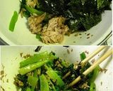 ■ごま油香る！ツナと小松菜の海苔ナムル■作り方2写真
