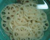 ♪シャキシャキ蓮根ひき肉はさみ焼き♪作り方1写真