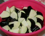 ナスだけ☆とろとろナスのゴマ味噌和え作り方1写真