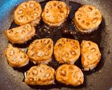 れんこん肉だんごの甘辛照り焼き作り方4写真