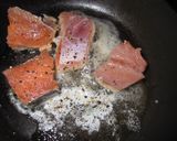 お弁当のおかずに♪鮭のパセリバター焼き♪作り方2写真