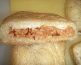焼きおにぎり？（油揚げのご飯詰め）作り方3写真