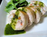 ■□海老の鶏肉巻き　バジルソース□■作り方7写真
