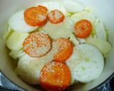 ヘルシー！鶏もも肉と野菜の重ね蒸し作り方5写真
