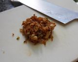 ＊　豚キムチハンバーグ　＊作り方1写真
