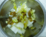 ヘルシー！白菜とザーサイの和え物作り方1写真